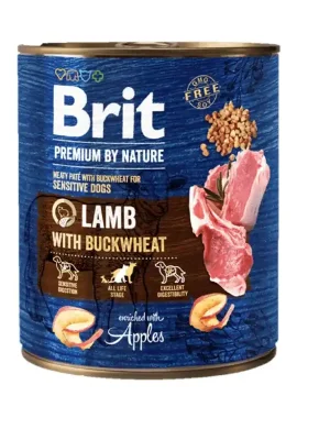Meest Verkocht Brit Premium by Nature Lamb with Buckwheat 800 g Paté pro psy Upejska.cz