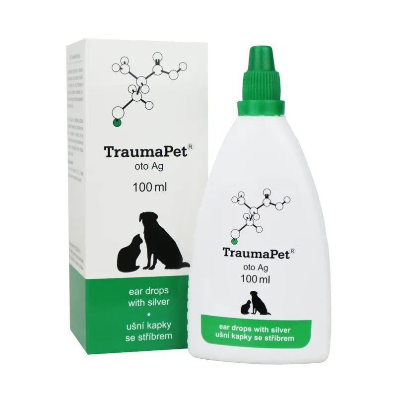 TraumaPet oto Ag gtt 100 ml Ušní kapky s koloidním stříbrem UPejska.cz Nieuw