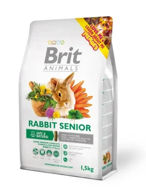 Brit Animals Rabbit Senior 1,5 kg Krmivo pro králíky UPejska.cz Flitsaanbieding