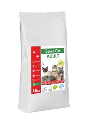 Hoge Kwaliteit NUOVA FATTORIA Stone Cat 15 kg Granule pro dospělé kočky UPejska.cz