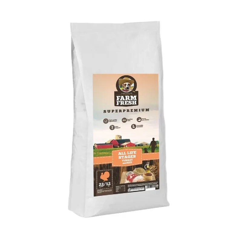 FARM FRESH All Life Stages Turkey 20 kg Krůtí krmivo pro psy – UPejska.cz Koopje