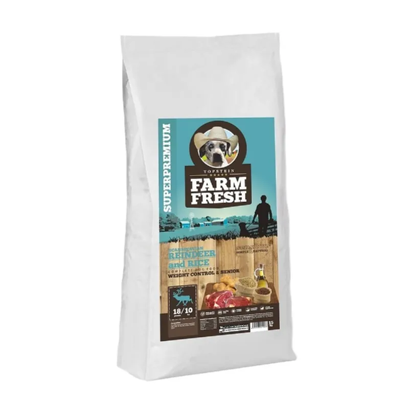 FARM FRESH Scandinavian Reindeer Weight Control & Senior 15 kg UPejska.cz Koop Vandaag
