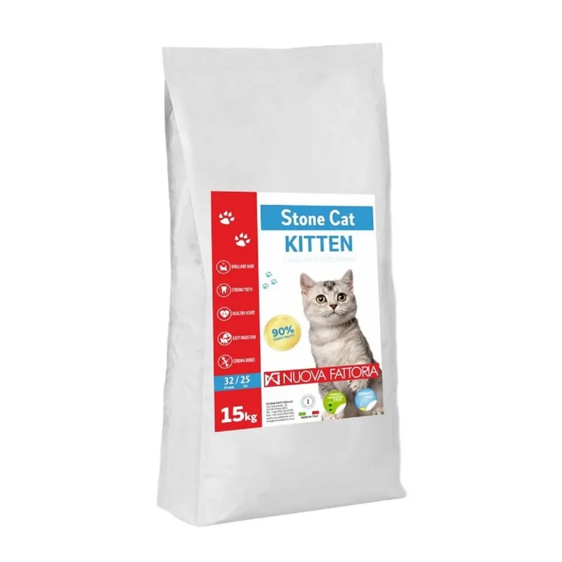NUOVA FATTORIA Stone Cat Kitten 15 kg Granule pro koťata UPejska.cz Uitverkoop