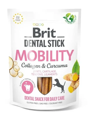 Dagaanbieding BRIT Dog Dental Stick Mobility Curcuma&Collagen 7ks