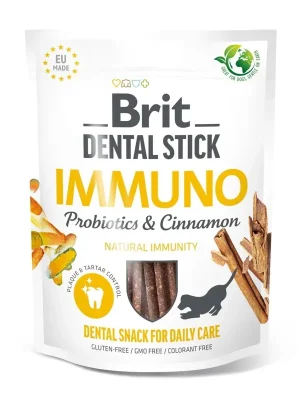 Alleen Vandaag BRIT Dog Dental Stick Immuno Probiotics&Cinnamon 7ks
