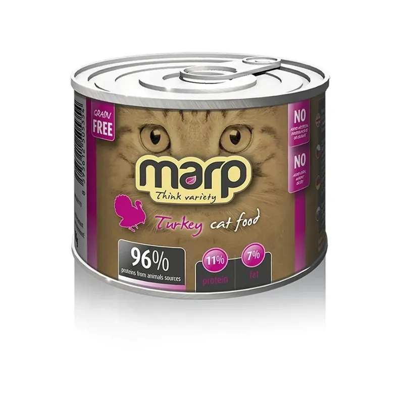 MARP Variety Turkey CAT 200 g Konzerva pro kočky krůtí Upejska.cz Merkproduct