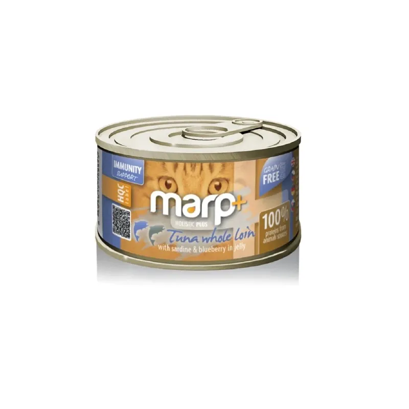 Seizoensaanbieding MARP Holistic Plus Tuňák se sardinkami a borůvkami v želé 70g