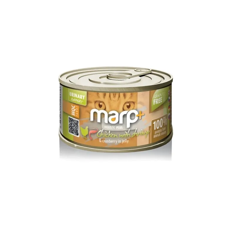 Koop Online MARP Holistic Plus Kuře s krevetami a brusinkami v želé 70g