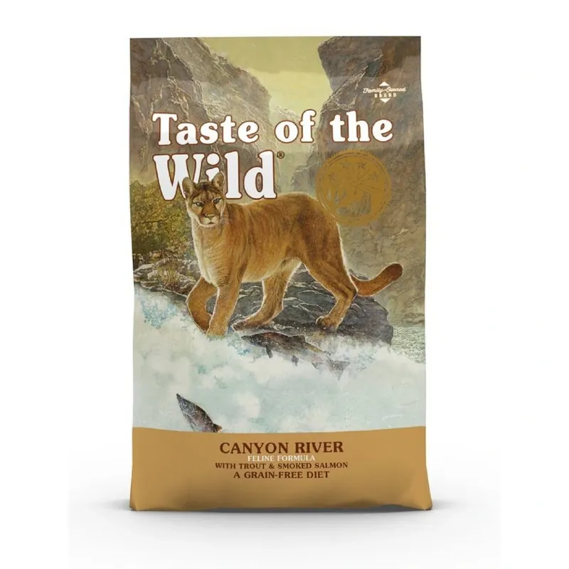 Taste of the Wild Canyon River Feline 2 kg – granule pro kočky s pstruhem a lososem UPejska.cz Gecertificeerd