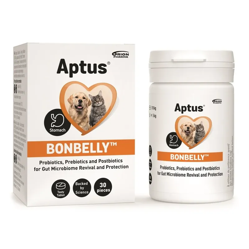 Populair APTUS Bonbelly pro psy 30 tablet Probiotika a trávení UPejska.cz