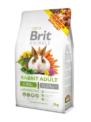 Exclusieve Aanbieding Brit Animals Rabbit Adult 3 kg Krmivo pro králíky UPejska.cz
