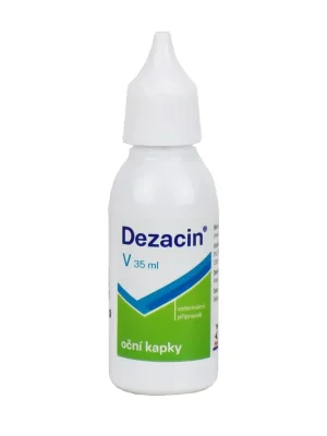 Rechtstreeks Van De Fabrikant DEZACIN V oční kapky 35 ml Péče o oči zvířat UPejska.cz