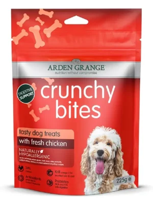 Meest Verkocht Arden Grange Crunchy Bites Chicken 225 g Pamlsky pro psy UPejska.cz