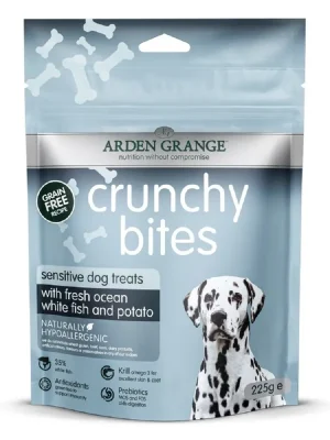 Hete Deal Arden Grange Crunchy Bites GF Fish & Potato 225 g UPejska.cz