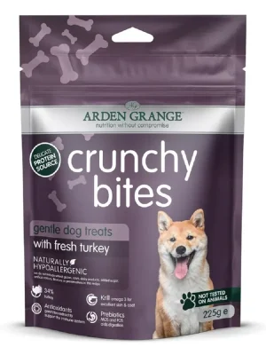 Arden Grange Crunchy Bites Turkey 225 g Pamlsky pro psy UPejska.cz Bestseller