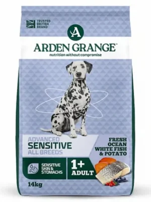 Arden Grange Sensitive Ocean Fish & Potato 14 kg Hypoalergenní krmivo pro psy Upejska.cz Express Levering