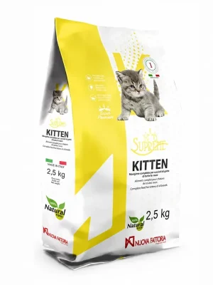 Beste Prijs NUOVA FATTORIA Supreme Cat Kitten 2,5 kg Granule pro koťata UPejska.cz