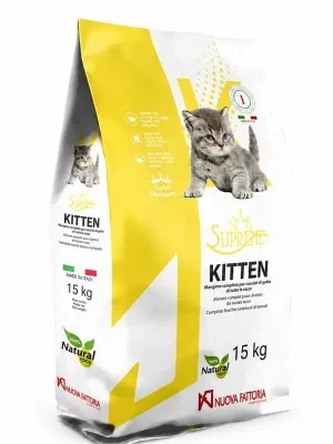 Beste Prijs NUOVA FATTORIA Supreme Cat Kitten 15 kg Granule pro koťata UPejska.cz