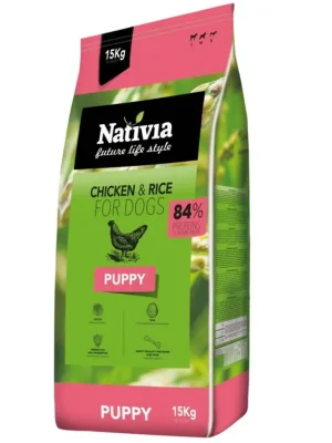 Nativia Dog Puppy Chicken&Rice Hoge Kwaliteit