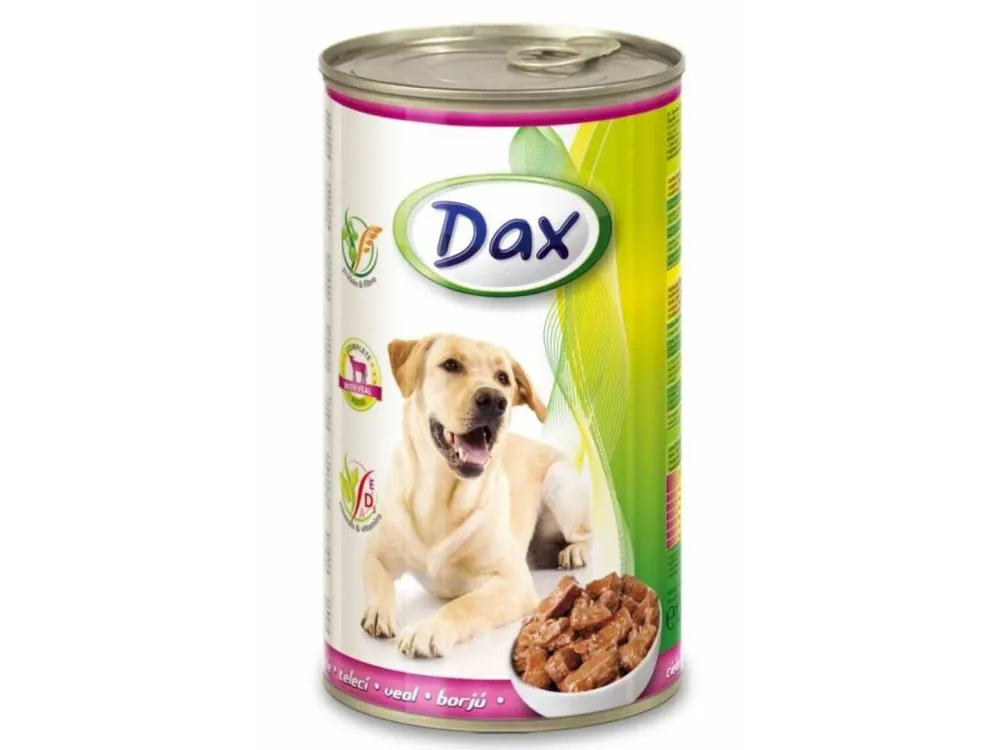 Lage Kosten Dax Dog konzerva 1240 g - telecí