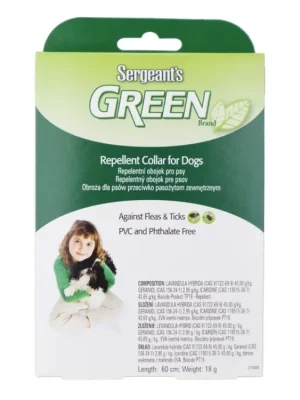Gecertificeerd Sergeant´s Green - repelentní obojek pro psy, 60 cm