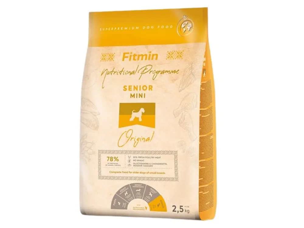 Alleen Vandaag Fitmin Dog Mini Senior - 2,5 kg