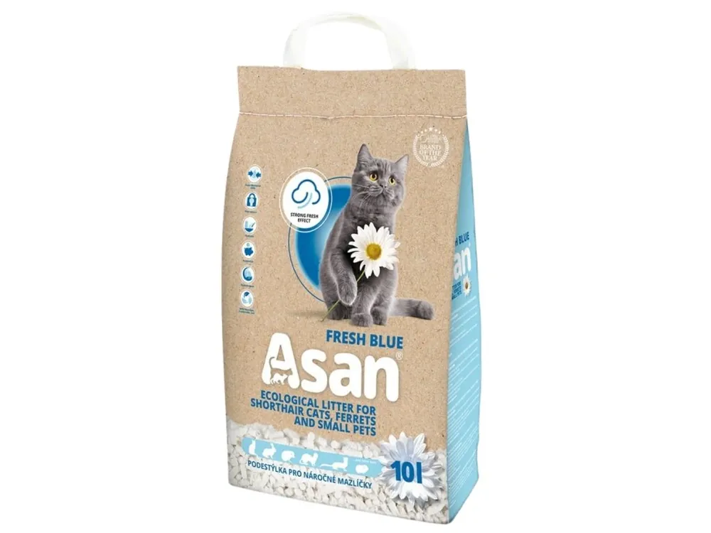 Asan Cat Fresh Blue - 10 l Meest Verkocht