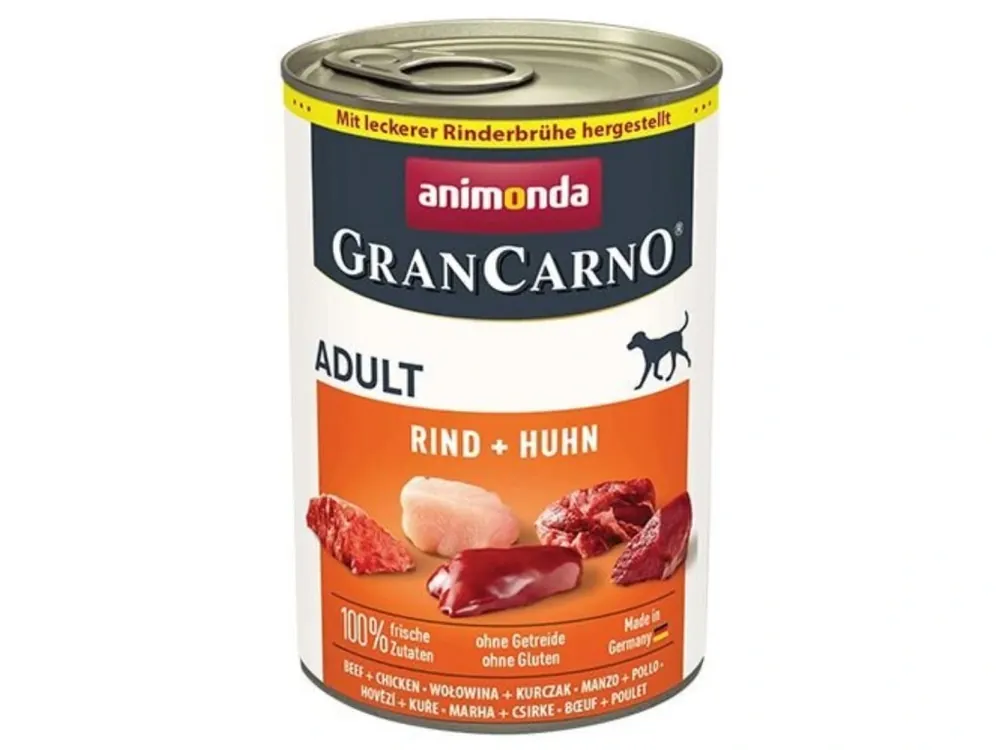 Uitverkoop GranCarno Dog konzerva - hovězí, kuřecí