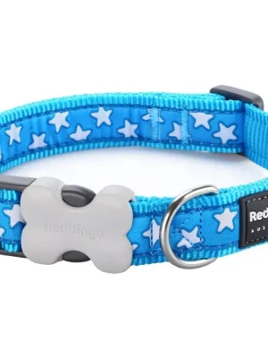 Obojek Red Dingo - Stars White Dagaanbieding