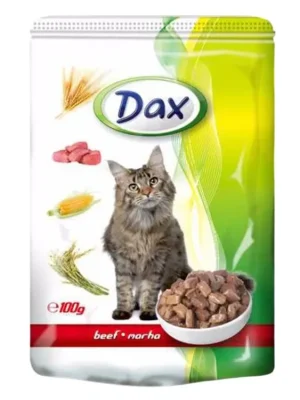 Exclusieve Aanbieding Dax Cat kapsička 100 g - hovězí v omáčce