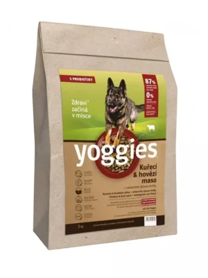 Yoggies Kuřecí a hovězí maso - granule lisované za studena Speciale Aanbieding