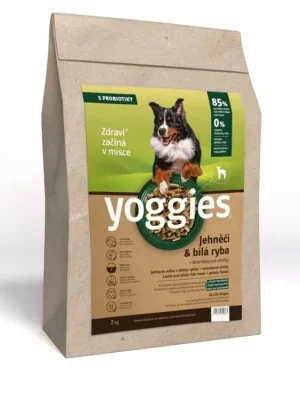 Yoggies Jehněčí a bílá ryba - granule lisované za studena Gereduceerde Prijs