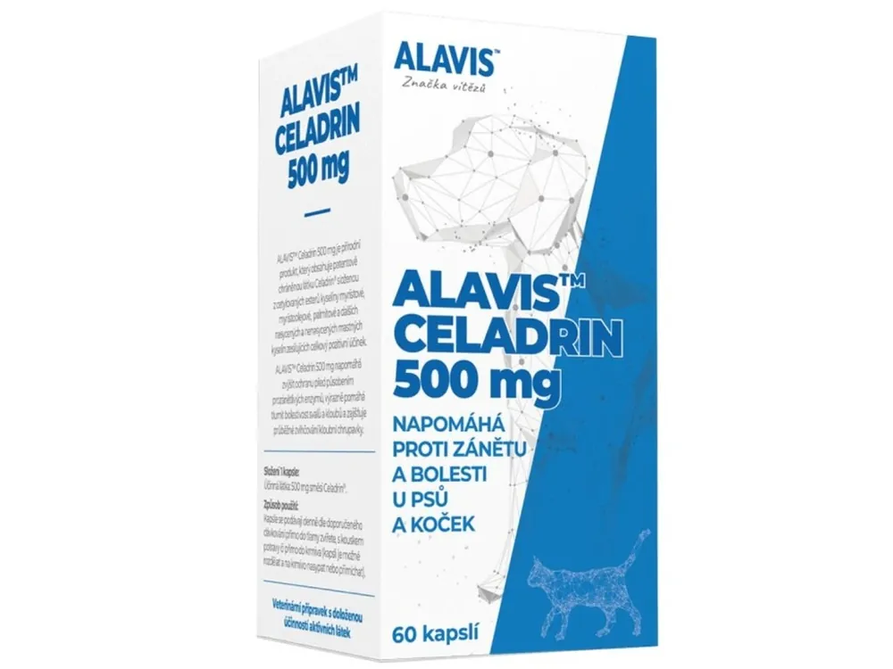 Snelle Levering Alavis Celadrin 500 mg - 60 kapslí