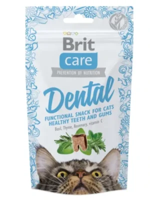 Gecertificeerd Brit Care Cat Snack Dental 50 g - s krůtou