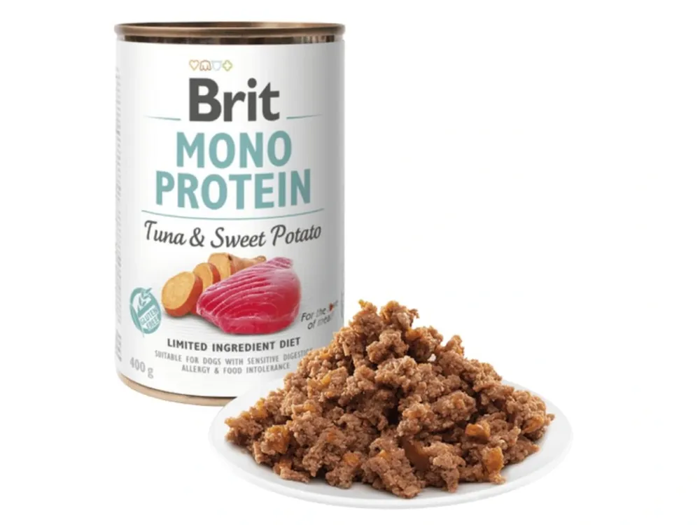 Brit Dog Mono protein konzerva 400 g - tuňák a batáty Must-Have