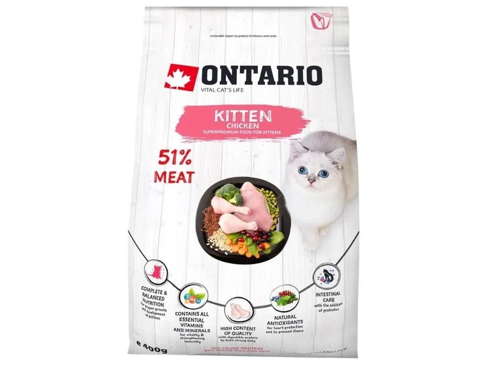 Ontario Cat Kitten Chicken - s kuřetem pro koťátka Shop Nu