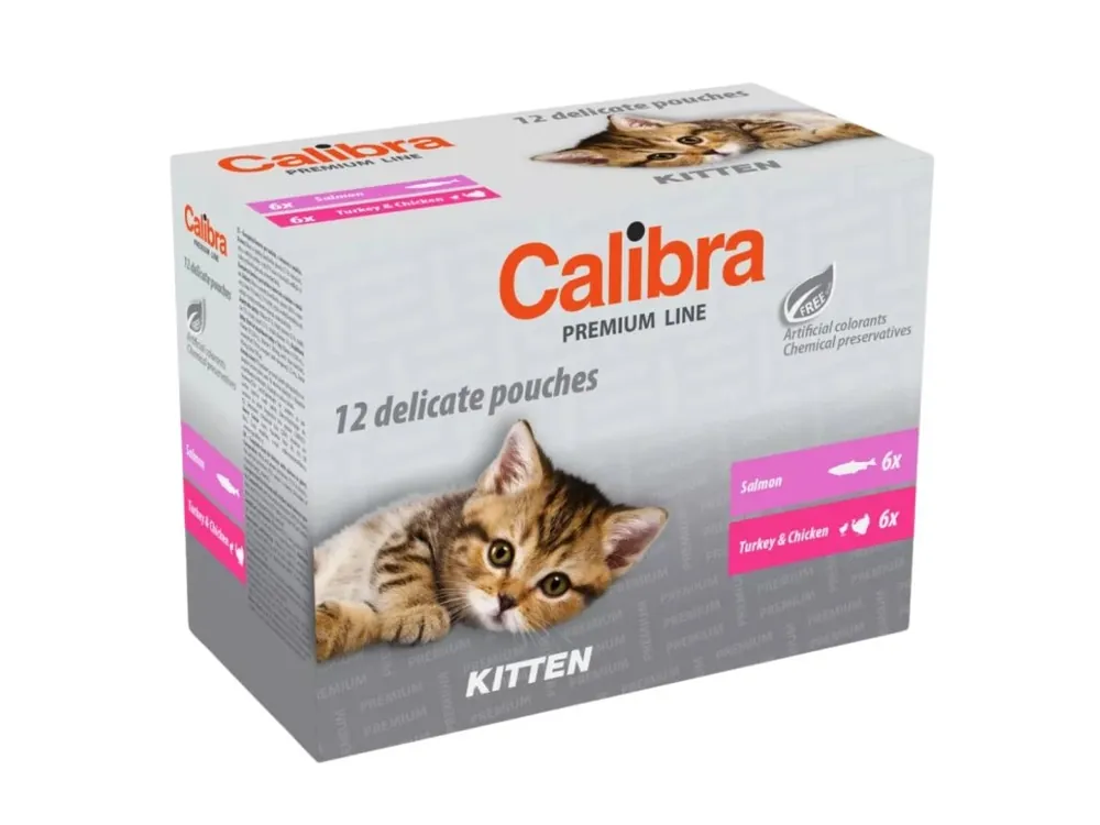 Multipack kapsiček Calibra Cat Premium - pro koťátka 12x100 g Koop Vandaag