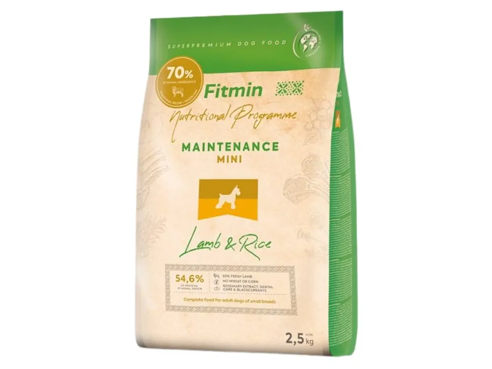 Laatste Versie Fitmin Dog Mini Lamb&Rice - jehněčí s rýží