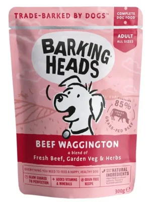 Barking Heads Dog kapsička 300 g - Beef Waggington, hovězí Gereduceerde Prijs