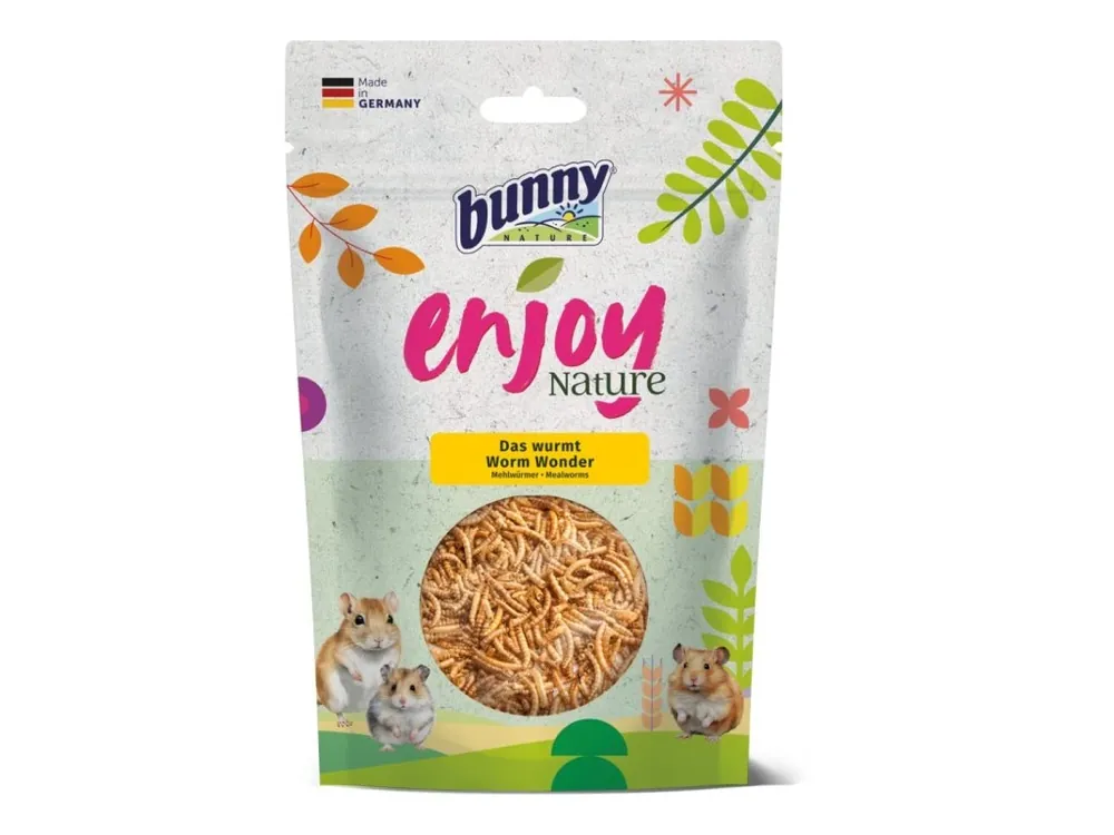Bunny Nature pochoutka - Mouční červi, 60 g Korting