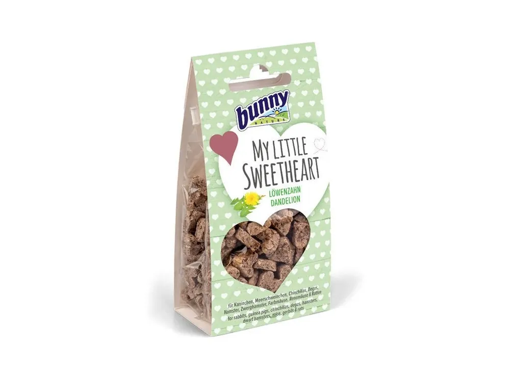 Bunny Nature Srdíčka s pampeliškou - 30 g Actieprijs