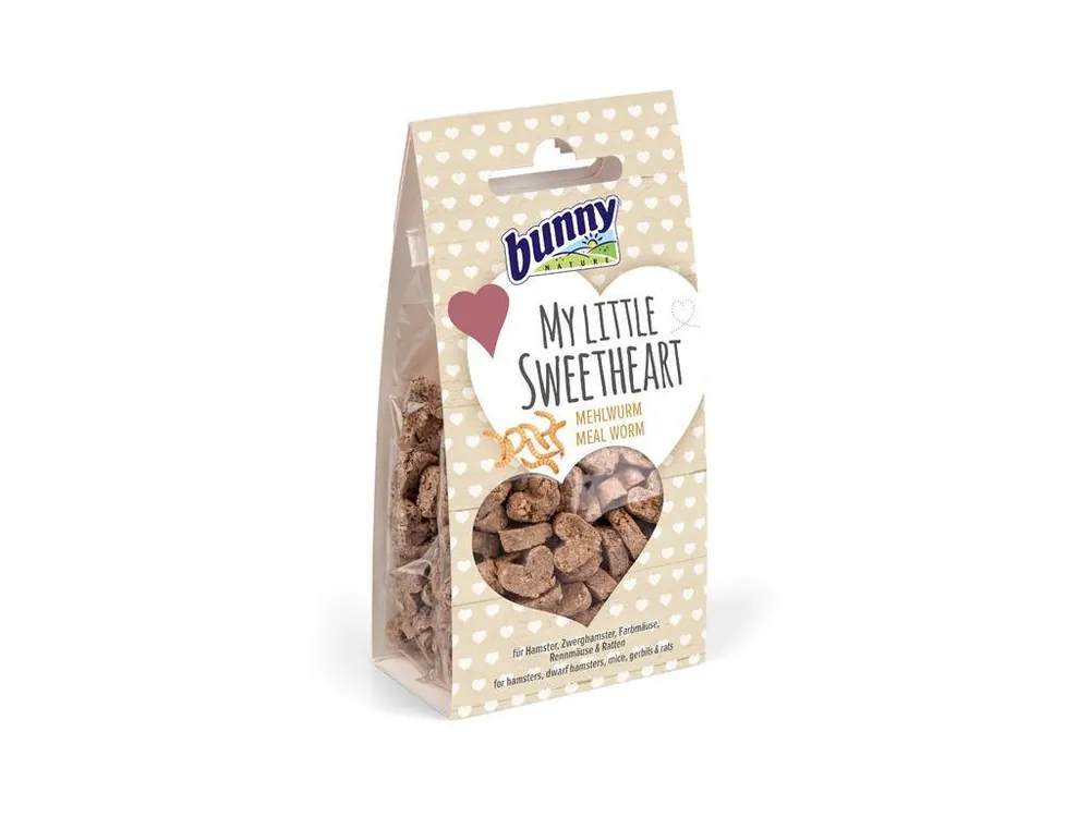 Bunny Nature Srdíčka s moučnými červy - 30 g Must-Have