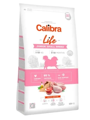Calibra Dog Life Junior Small Breed Chicken Gratis Retour