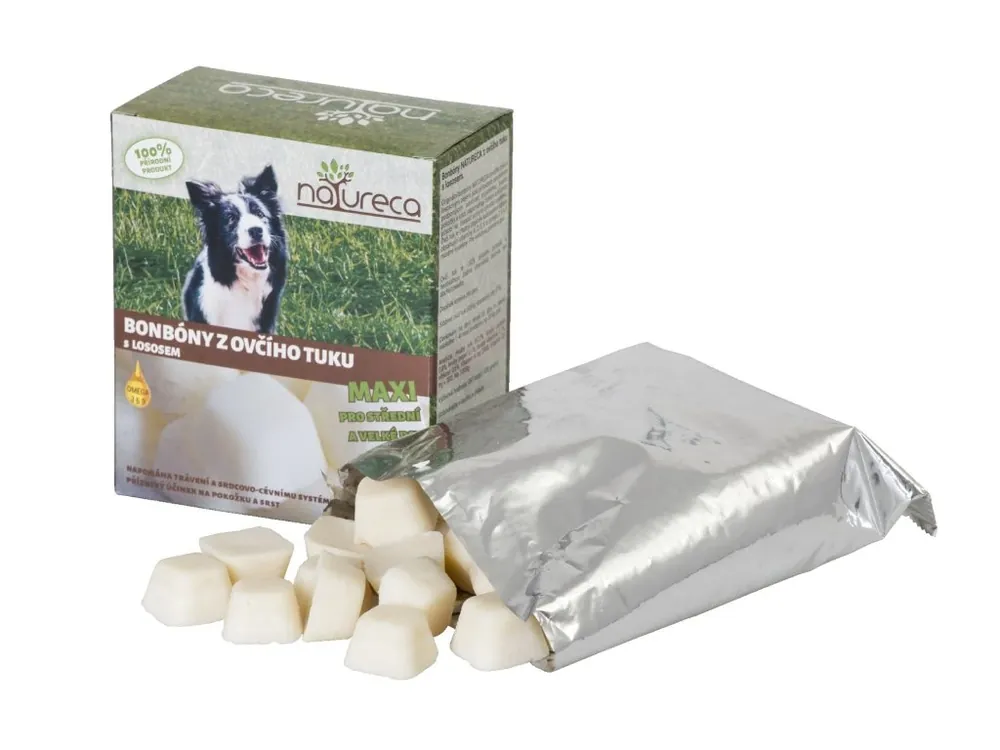 Hoge Kwaliteit Bonbony z ovčího tuku 250 g - s lososem