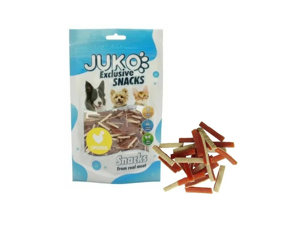 Direct Beschikbaar Mini proužky kuřecí, játra a treska - 70 g