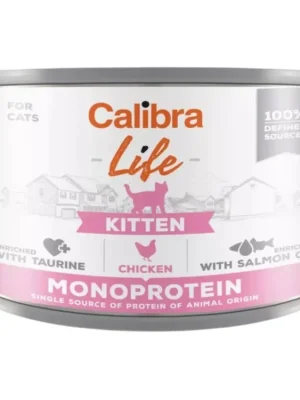 Calibra Cat Life konzerva 200 g - kuřecí pro koťátka Meest Verkocht