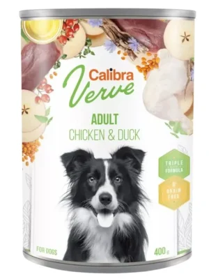 Calibra Dog Verve konzerva 400 g - kuře & kachna Alleen Vandaag