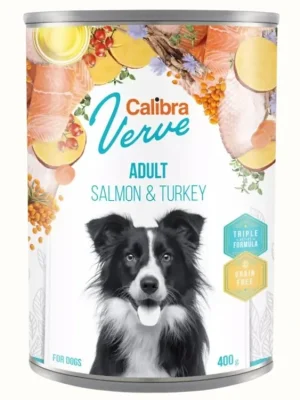 Calibra Dog Verve konzerva 400 g - losos & krůta Betrouwbaar