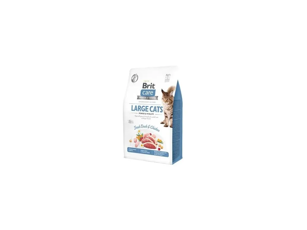Brit Care Cat Grain-Free LARGE CATS POWER AND VITALITY Shop Nu
