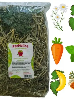 Seno luční PanMalina 450 g - s příměsí Bestel Nu